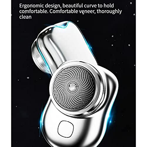 Barbeador elétrico para homens, barbeador elétrico portátil mini barbeador, barbeador portátil de bo