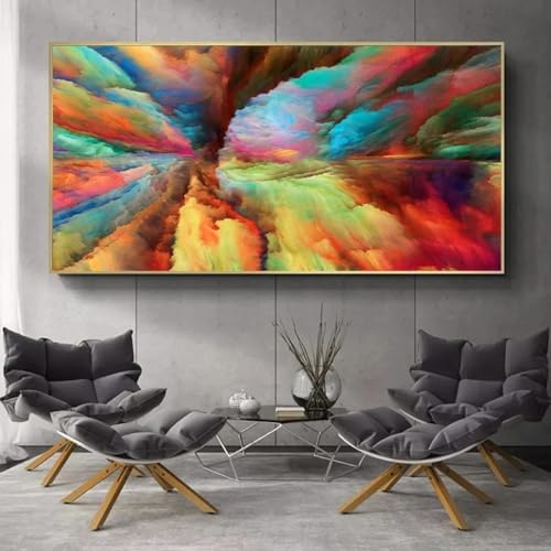 Images rétro de nuage pour raviver un mur de salon vide - 2