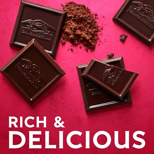 Image of Ghirardelli Premium Dark Chocolate Squares Assortment, 11.3 Oz Bag, Pack of 3, Individually Wrapped