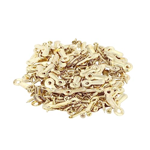 Image of Tablet Screw 200pcs Photo Frame Accessories Metal Melon Nail Small Slices Easy Install Wall Art Hanging Hardware Picture Frame Back Sheet