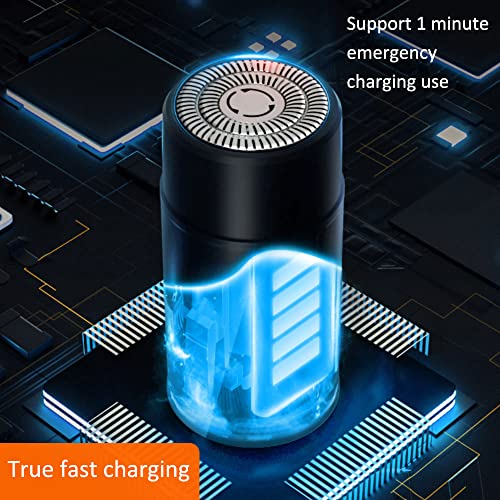 Electric Razor For Men, Ipx7 Waterproof Induction Shaver Men's Mini Electric Razor, Rechargeable Shavers For Travel Bathe Use, Portable Wet And Dry Mens Razor,Grey #TOP5