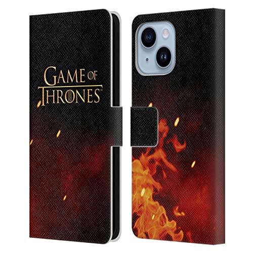 Coque portefeuille cuir iPhone 14 Plus Game of Thrones anti rayures