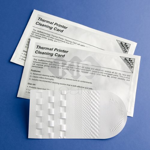 Thermal Printer Cleaning Card 3 1/8?x6? / 79.38mm x 152.4mm (25 cards)
