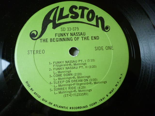 Amazon.co.jp: The Beginning Of The End/Funky Nassau レア US盤 FUNK