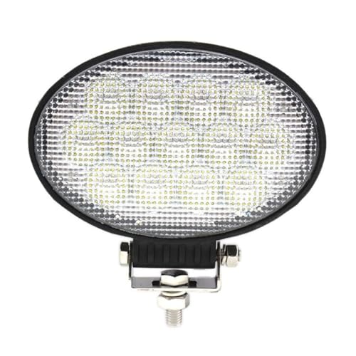 Hooma 65W Faro de Trabajo Oval LED 12V/24V 6,5 Pulgadas para Tractor Compatible con Tractor John Deere Serie 7020-7030/8020-8030 / 8030T / IP67, 5200 lúmenes