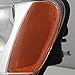 AKKON - For Jeep Grand Cherokee SUV Clear Headlights + Red Clear Tail Lights Left & Right Replacement Pair Set