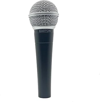 BARTON Dynamo Dynamic Vocal Microphone - High-Performance Mic for Vocals, Rugged Design, Superior Sound Quality Microphone