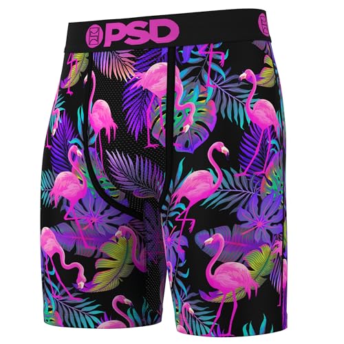 PSD Underwear Mens Boxer Briefs - Island Vibes 3-Pack, 7 Inch Inseam, Moisture-Wicking, Stretch Boxer Briefs for Men Pack, X-Large3