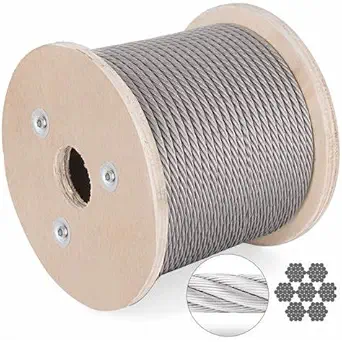Awesome Galvanised Coating WIRE ROPE, GALVANISED (10mm) available in different sizes and thickness (5 miter)