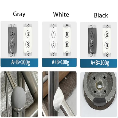 Masilla epoxi impermeable para reparar metal madera y tuberías 2
