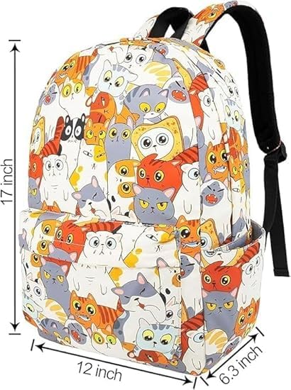 Image of Willton -Stylish Girls Backpack for School, College & Travel | Lightweight Casual Daypack with Spacious Compartments & Durable Design Trendy Travel Backpack for Teens