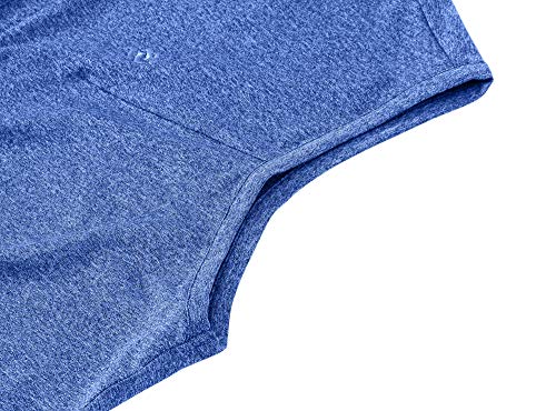 Airike Golf Polo Shirts For Women Sleeveless Summer Sports Athletic Fashionable Workwear-Quick Dry Womens Tank Tops Blue #TOP5