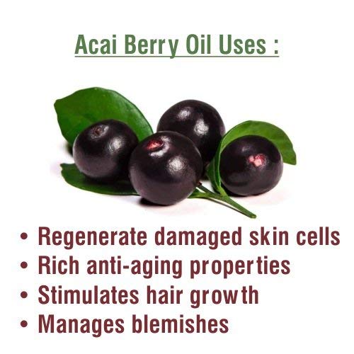 Image of B-URBAN Acai Berry Oil 100% Natural Pure Undiluted Uncut Carrier Oil 30ml