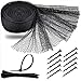 Produktbild zenlete 4x10m Teichnetz feinmaschig (18x18mm) robust, Gartennetz witterungs- UV beständig, Vogelnetz engmaschig stark Vogelschutznetz, Obstbaumnetz Laubnetz Taubennetz Balkon & Pool Netz