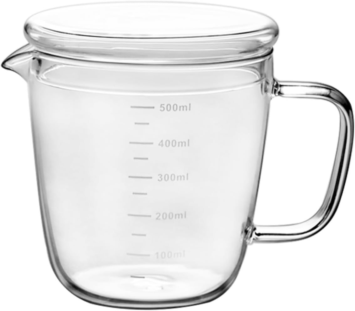 1pc Graduated Milk Cup Kitchen Milk Cup Glass Coffee Cup Scale Milk Cup Children Glassware Breakfast Cup Children Scale Cup Baking Measuring Cup Children Water Cup Water Coffee Cup