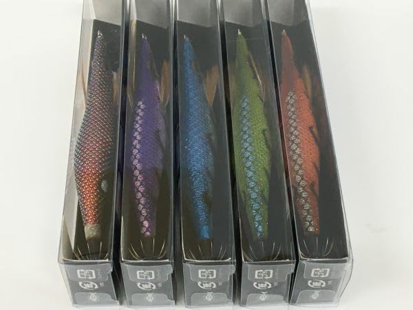 5種セット/ ②スクイッドマニア ワイルドチェイス 3.5号/20g レッド