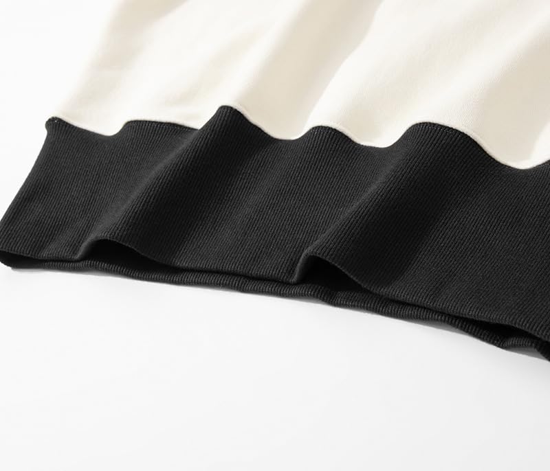 [Caividom] 半胸アップデザイン 高密度編みスウェット マルチシーン対応トップス 防寒仕様 サイズ調整可能襟元 男女兼用 ス