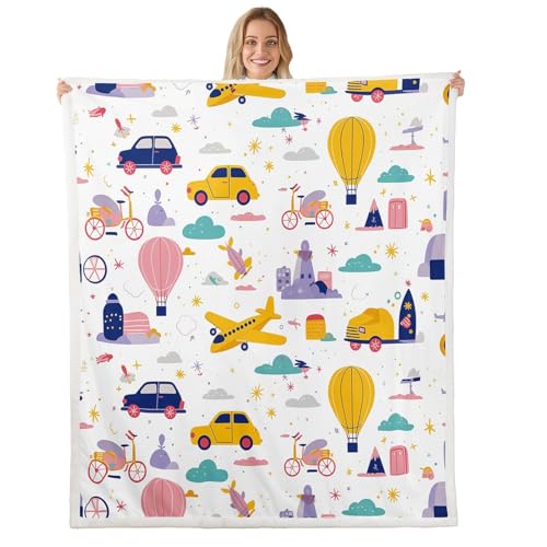 Manta de dibujos animados para niños manta