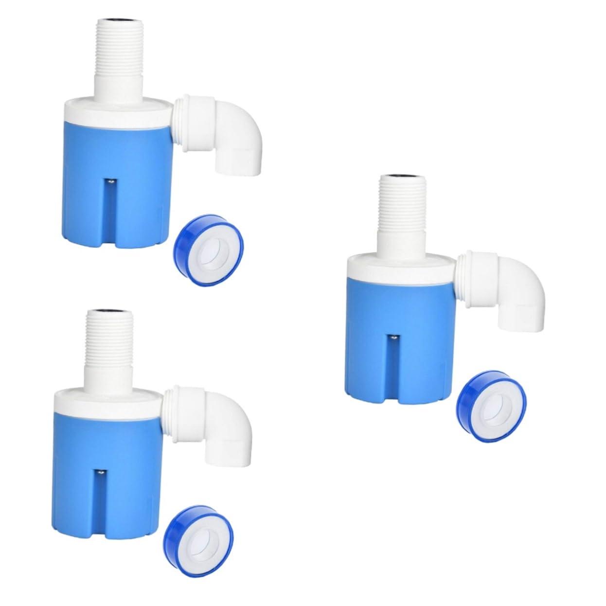 ROMISBABA 3pcs Water Level Control Valve Water Level Valve Toilet Float Valve Stock Tank Interior Full Water Valve Water Trough Inlet Water Tank Valve Tank Float Valve for Water Tower Rubber