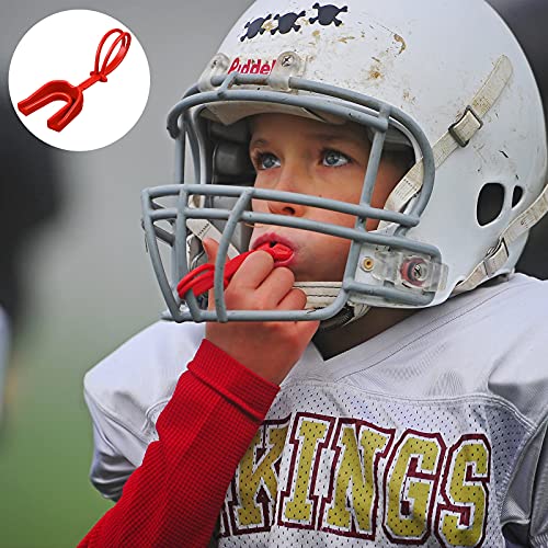 TOODOO 6 Pcs Strapped Mouth Guard Sports Mouthguard with Strap No Boil Football Boxing Mouthpiece Adult Youth Braces Soft Mouthguard for Lacrosse Basketball Hockey Wrestling(Colorful,Adults)