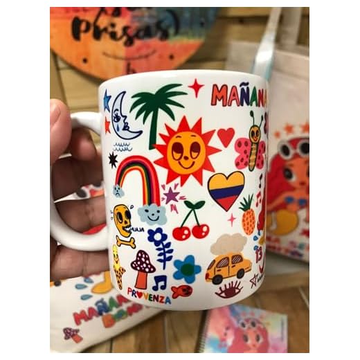 Taza "Mañana será másBonito". Original. Diseños propios. Personalizados. Karol G