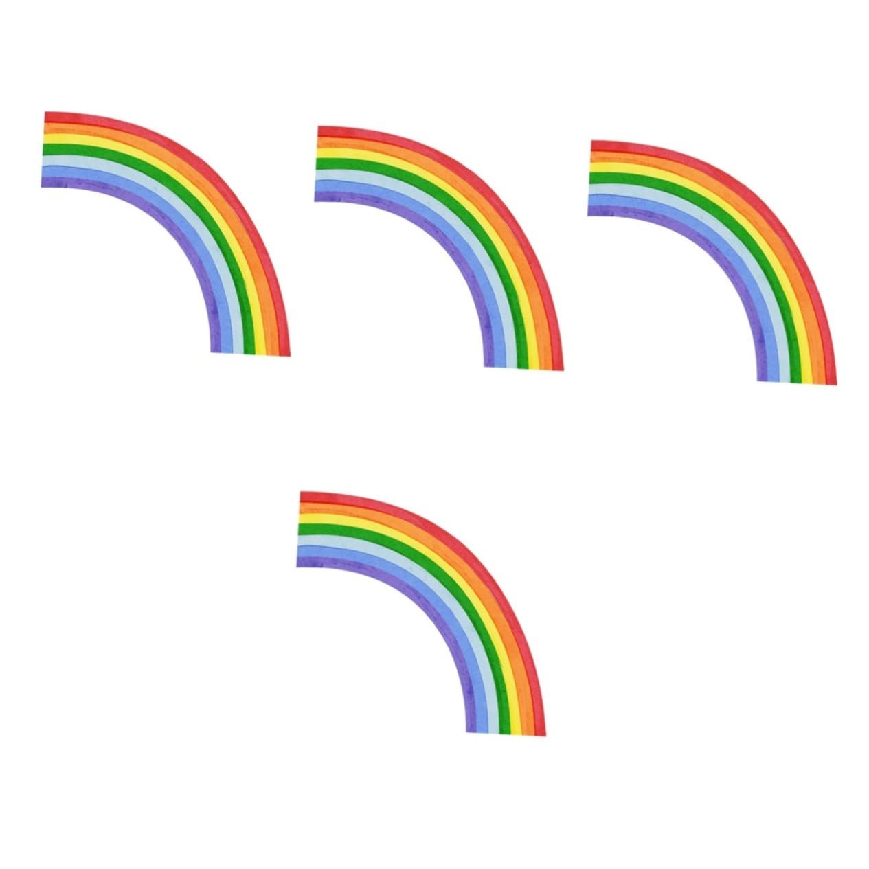 Sticker mural arc-en-ciel pour transformer un mur blanc et égayer une pièce sombre