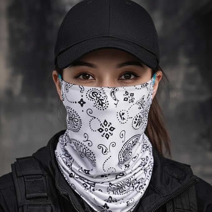 Image of Sun UV Protection Face Cover Scarf Mask Neck Gaiter Breathable Windproof Bandana Neck Gaiters