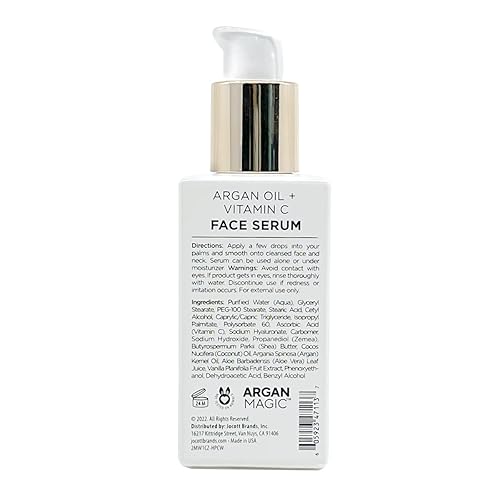 Miniatura 2 de Argan Magic Suero facial Brighten con vitamina C y aceite de argán, fórmula hidratante e iluminadora | Reduce manchas oscuras, líneas finas y
