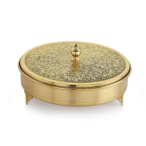 Priya Stainless Steel Color Masala (Spice) Box/Dabba/Organiser with See Through Lid with 7 Containers