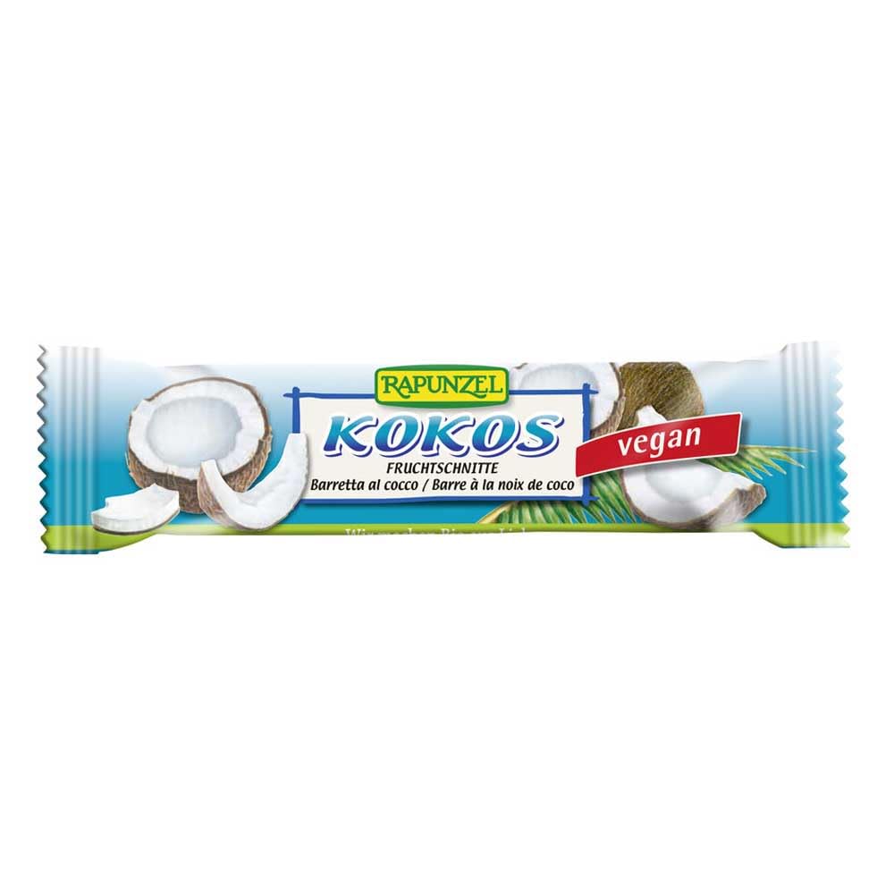 Rapunzel - Fruchtschnitte Kokos - 40 g - 25er Pack