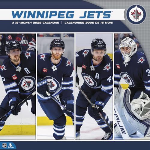 2026 Winnipeg Jets (Bilingual French) Wall Calendar (English and French Edition)