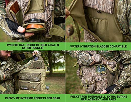 Primos Hunting Standard Turkey Hunting Vest, Camo, Medium #TOP4