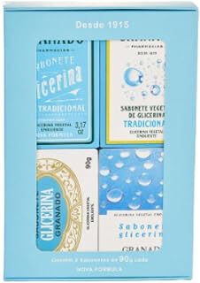 Kit de Sabonetes Histórico Glicerina Tradicional - 4 sabonetes 90g