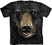 The Mountain Men's Black Bear Face Shirt, Black, X-Large