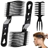 Blend Friend Fade Comb Set Black Professional Barber Combs for Men & Boys, Self Haircutting Tools for Fading & Blending, Salon or Home Use (Black 3PC)