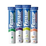 Amazon FAST&UP Fast&Up Reload – Variety Pack – Effervescent Tablets – Instant Electrolytes for Rapid Hydration & Energy - Added Vitamin C & B12 for Performance, Wellbeing, Travel & Recovery – Vegan #ad