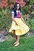 Little Adventures Snow White Twirl Princess Dress-Up Costume for Adult Women - Machine Washable Cosplay Dresses (Adult Size 4)