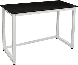 Biurko komputerowe 100 cm duże biurko PC laptop stół profesjonalny do gier półka drewniana biurko metalowa rama do nauki stół do pisania dom biuro stacja robocza do domu biura gabinetu stanowiska pracy