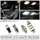 LEDpartsNow Interior LED Lights Replacement for 2007-2013 Chevy Silverado Accessories Package Kit (1