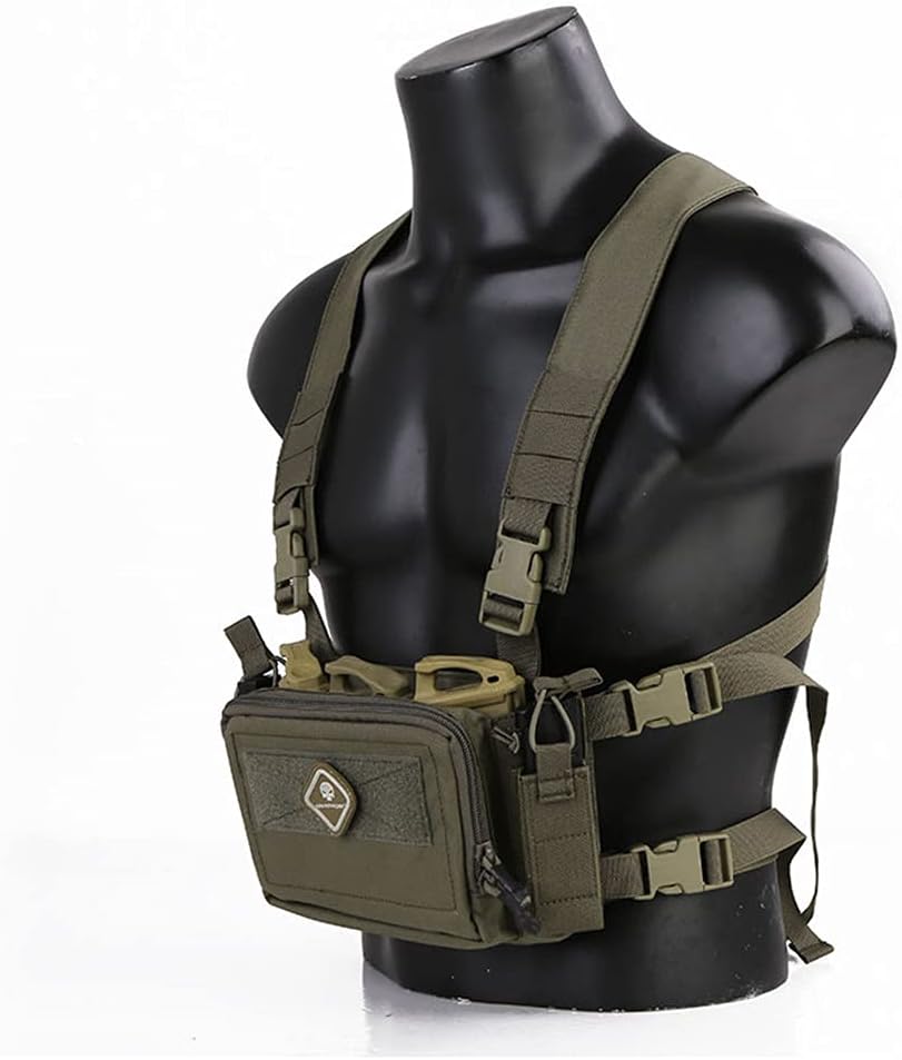 EMERSONGEAR D3CR Micro Chest Vest,Mini Style,Compatible with Chest Strap/Tac Backpack/Tac Vest,Unisex