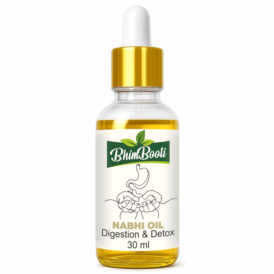 Nabhi Oil for Digestion & Detox, Herbal Belly Button Oil with Natural Ingredients, Ayurvedic Care, 30 ml-image-39