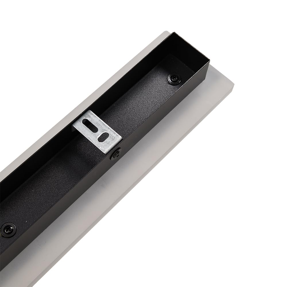 Warmiehomy Outdoor Lights Mains Powered, Modern LED Wall Lights Black, IP67 Waterproof Outside Lights - Image 3