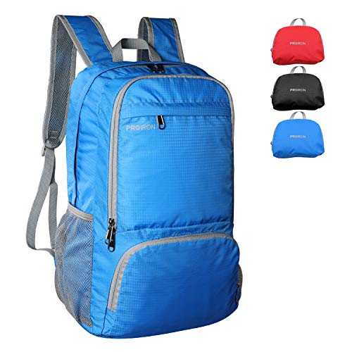 PROIRON Leichter, verstaubarer Wanderrucksack, 21 l, für Reisen und Camping, blau (Blau) - PRO-ZDBB01US-3