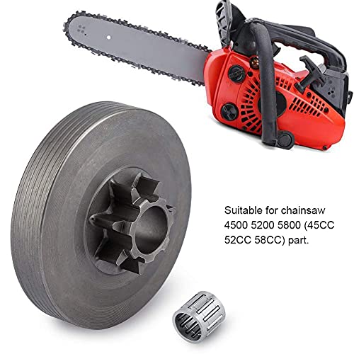 Kupplungstrommel Nadellager Set Kettenrad für Kupplungstrommeln Kupplungs Trommel Kettenrad Kit Clutch Srum Chain Wheel Clutch Sprocket mit Nadellager für Kettensäge 4500 5200 5800 Teil