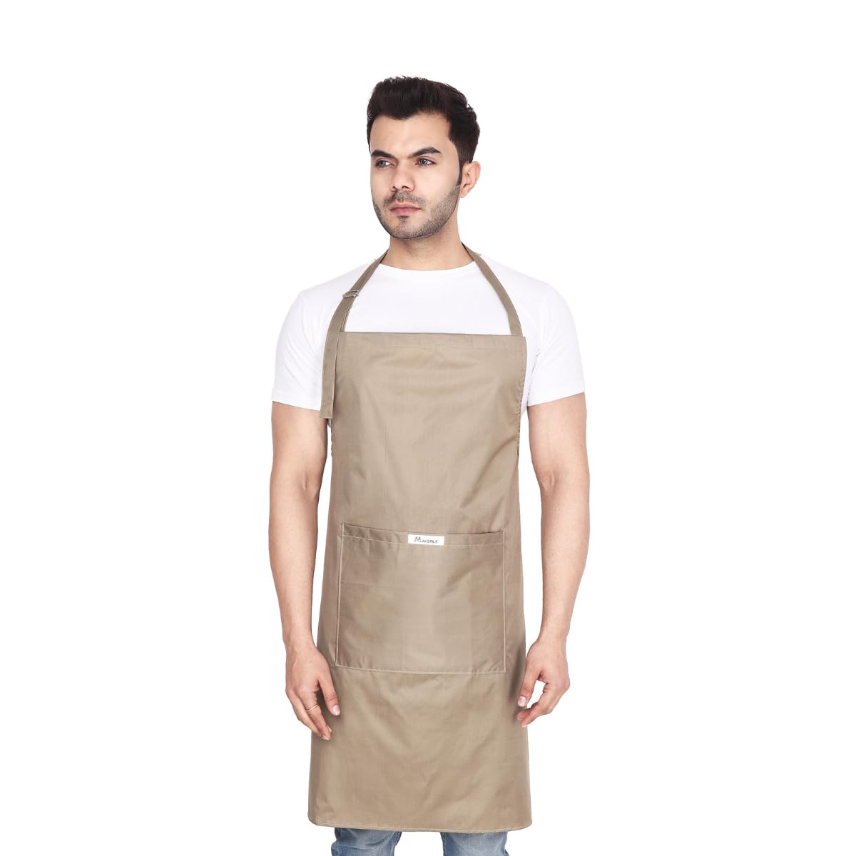MAKSTILE Waterproof & Dustproof Apron For Dishwashing, Cooking, Dog Grooming, Gardening, Car Wash, Lab, Restaurant & Industrial Use | Unisex| Beige | Pack Of 1 (B0CNPWN6M9) Amazon Price History, Amazon Price Tracker