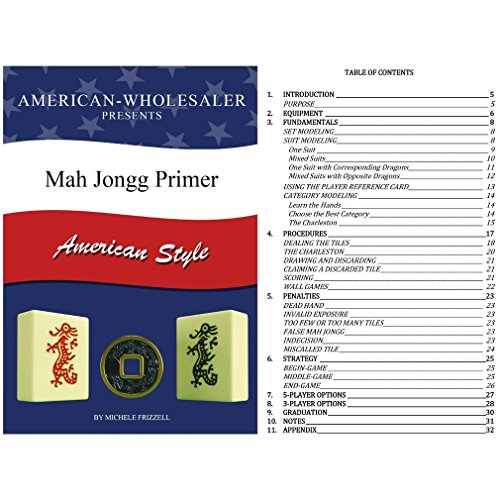 Linda Li MJPAIS-BLUE New! - American Mahjong Set 166 Premium White Tiles thumb #6