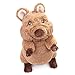 ZHONGXIN MADE Quokka Plush Toy - Realistic Quokka Stuffed Animals, Lifelike Short Tail Kangaroo Animals Stuffed Toys Birthday Gifts for Kids, 12Inches
