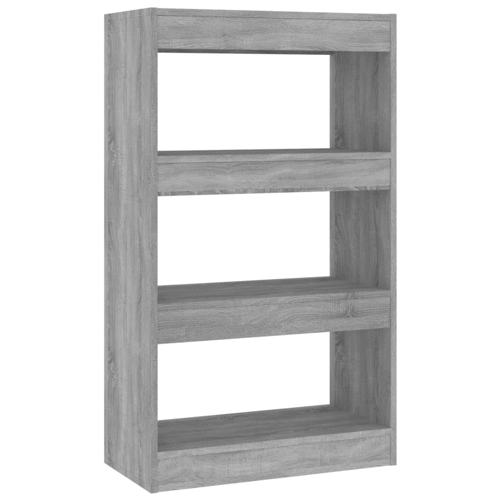 Estantería estrecha gris Sonoma de 60x30x103 cm para organizar el salón u oficina