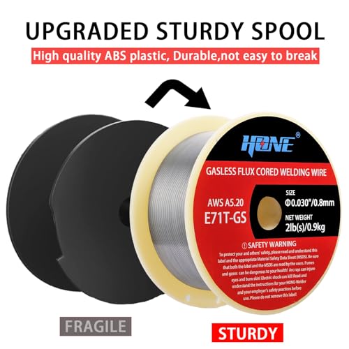 HONE 2-Pack Flux Core Welding Wire, .030
