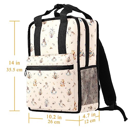 Sac à dos garçons multicolore animaux de la forêt 35.5 cm - 5